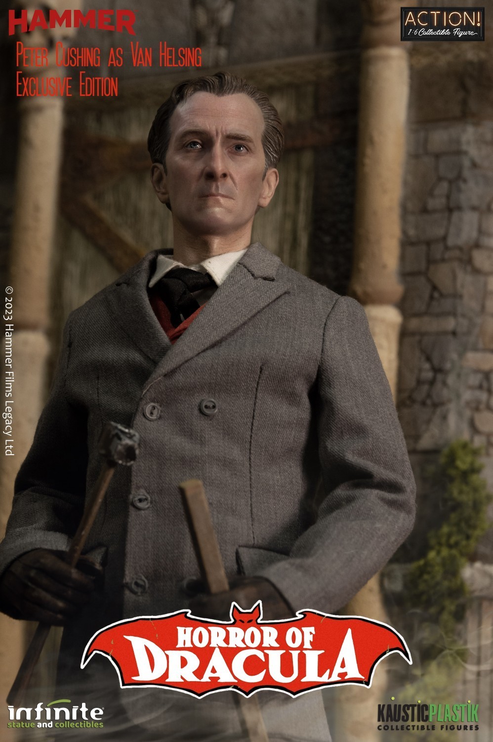 HORROR OF DRACULA PETER CUSHING AS VAN HELSING